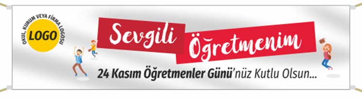 Öğretmenler Günü Hediyeleri Pankart