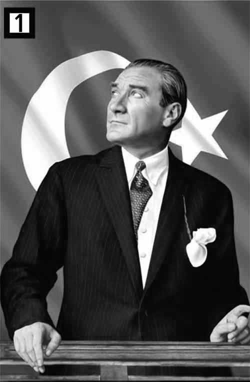 Siyah Beyaz Atatürk Posteri Fiyatı