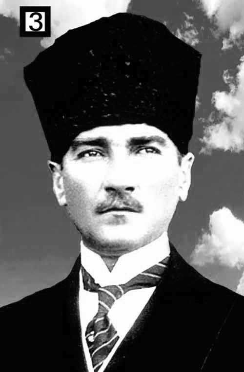Siyah Beyaz Atatürk Posteri Çerçeveli, En Uygun