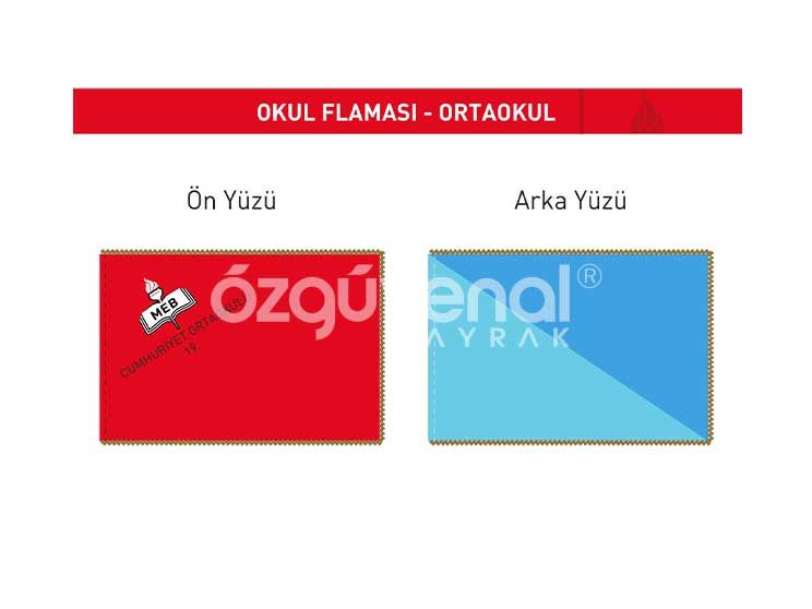 Okul Flaması Orta Okul Örnek Eğitim Merkezi