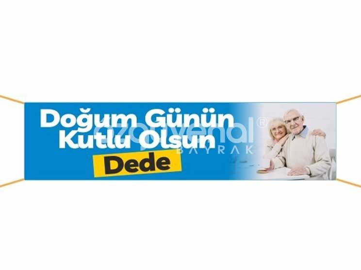 İlgi Çekici Doğum Günü Hediye Pankart